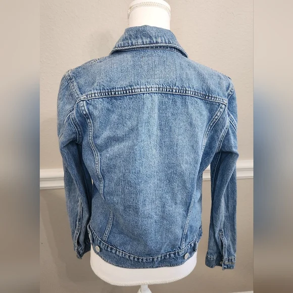 NWOT Lucky Brand Tomboy Trucker denim jean jacket size S - Picture 5 of 11